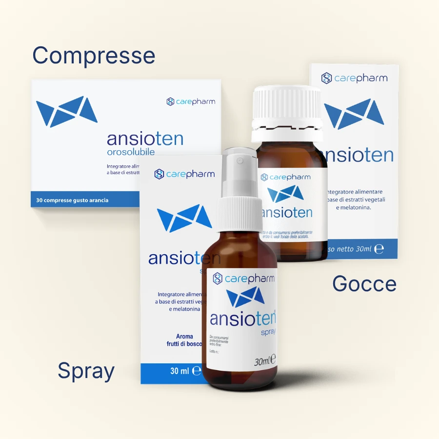Pack prodotti Ansioten insieme